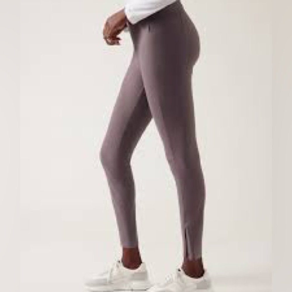 Athleta stellar tight legging stellar brown size 4